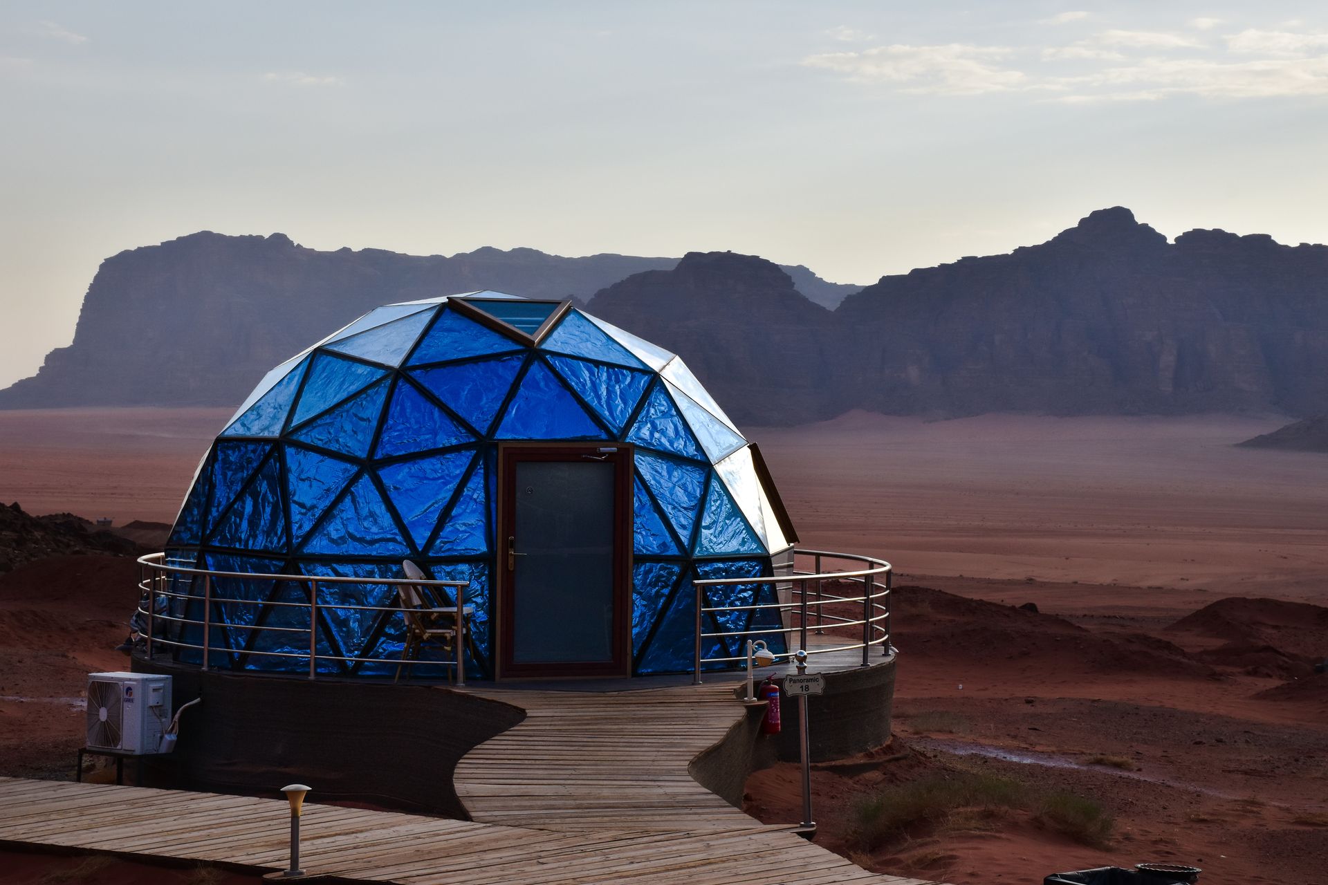 Glamping dome luxury