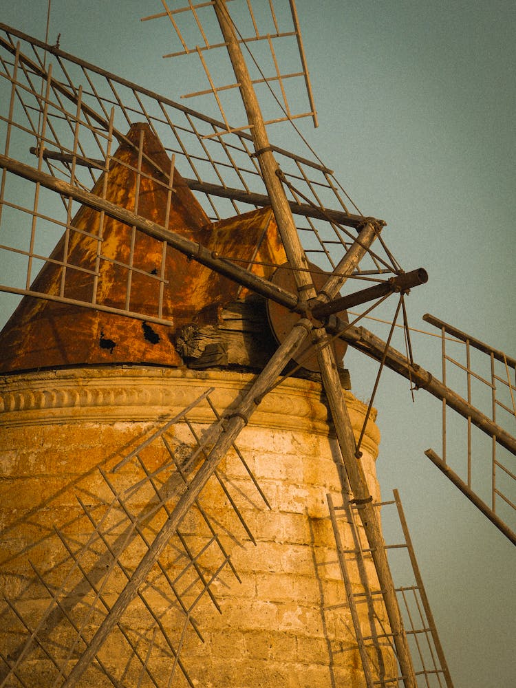 Arms Of Vintage Windmill