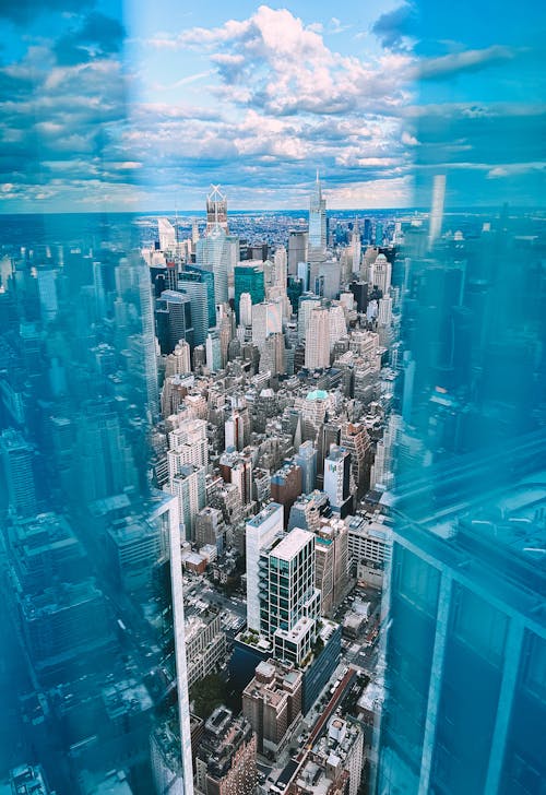 Kostnadsfri bild av Flygfotografering, horisont, New York