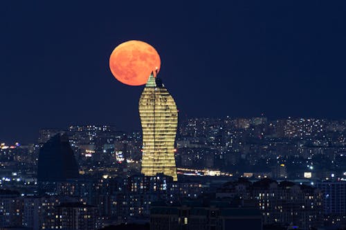 Kostenloses Stock Foto zu aserbaidschan, baku, dunkel