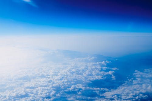 毛茸茸的, 白色的云, 航空攝影 的 免费素材图片
