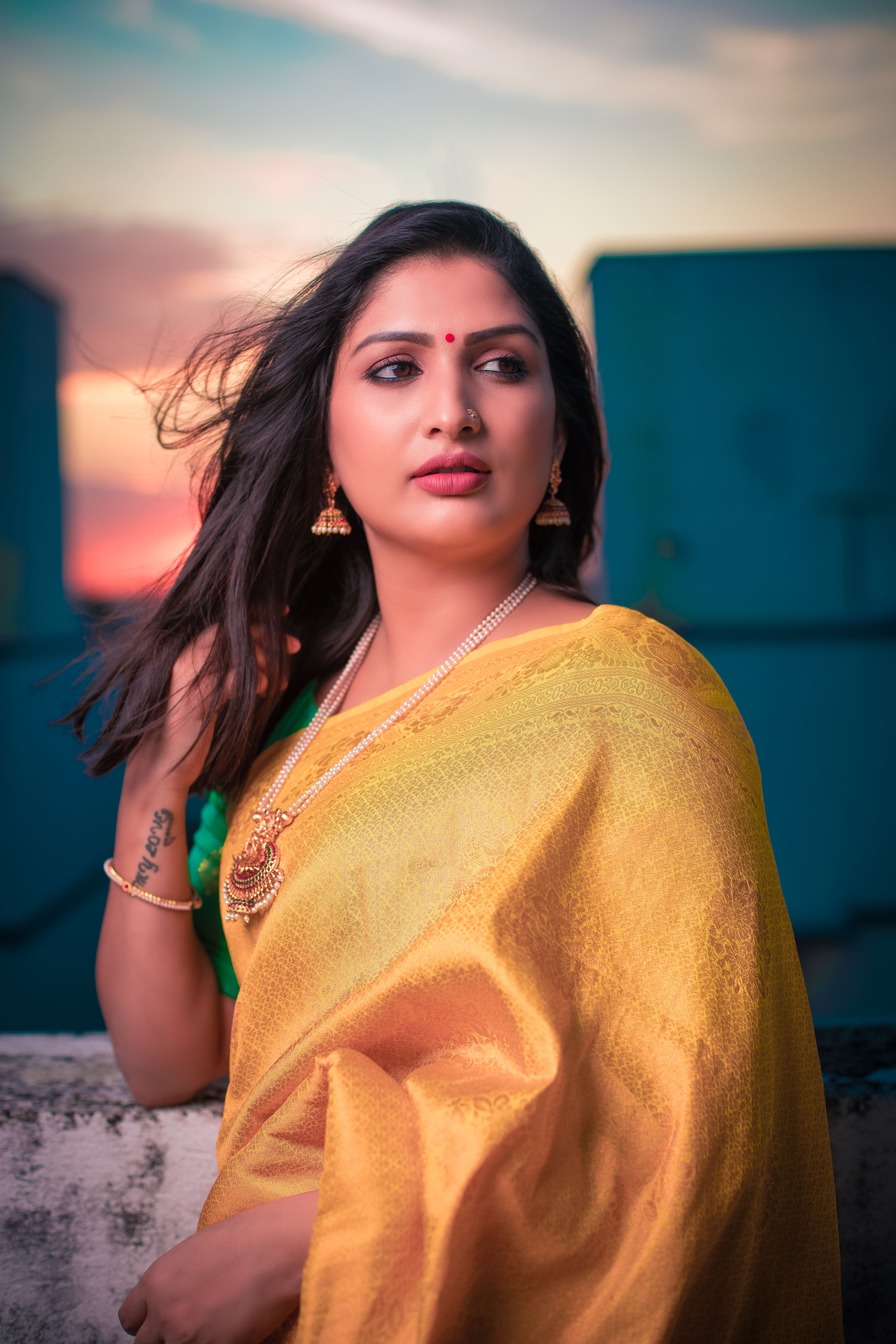 Portrait of Woman in Traditional Clothing · Free Stock Photo