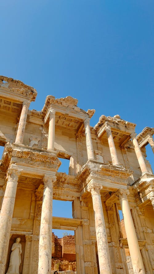 Kostnadsfri bild av biblioteket av celsus, ephesus, Kalkon