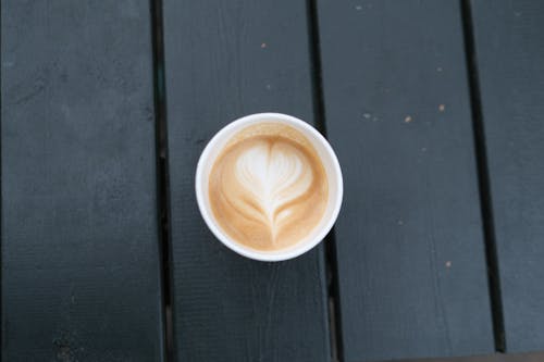 Kostenloses Stock Foto zu cappuccino, Coffee, herz