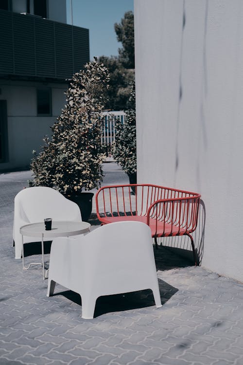 Table and Chairs of Cafe
