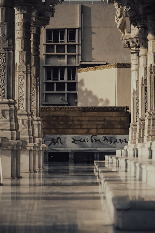 Ornamented Columns in Town