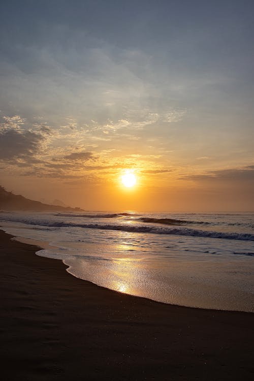 Foto d'estoc gratuïta de alba, capvespre, costa oceànica
