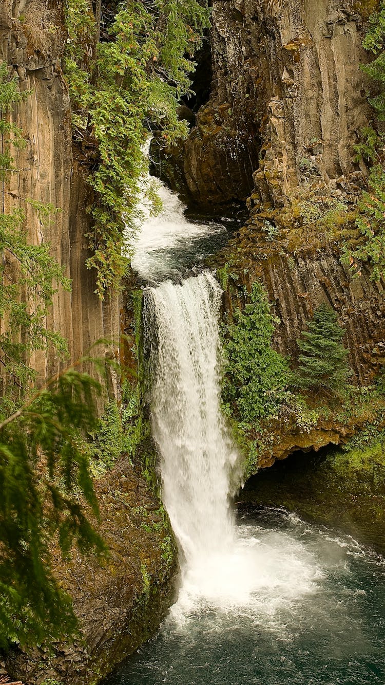 Toketee Falls In Douglas County, Oregon, USA