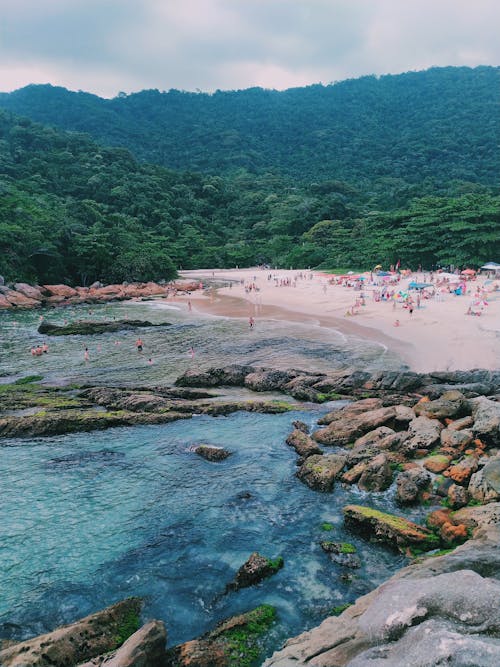 คลังภาพถ่ายฟรี ของ riodejaneiro, ชายหาด, น้ำ