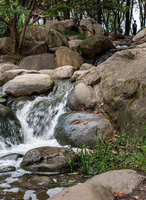 Rocks around Cascades on Stream