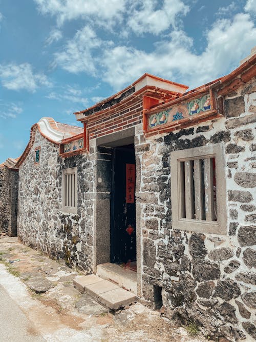 blue sky, house, old house 的 免费素材图片