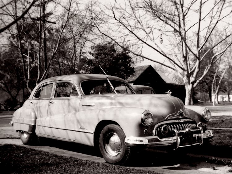 Buick Super In Black And White