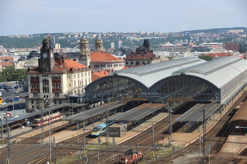 Railway Station in Prague 