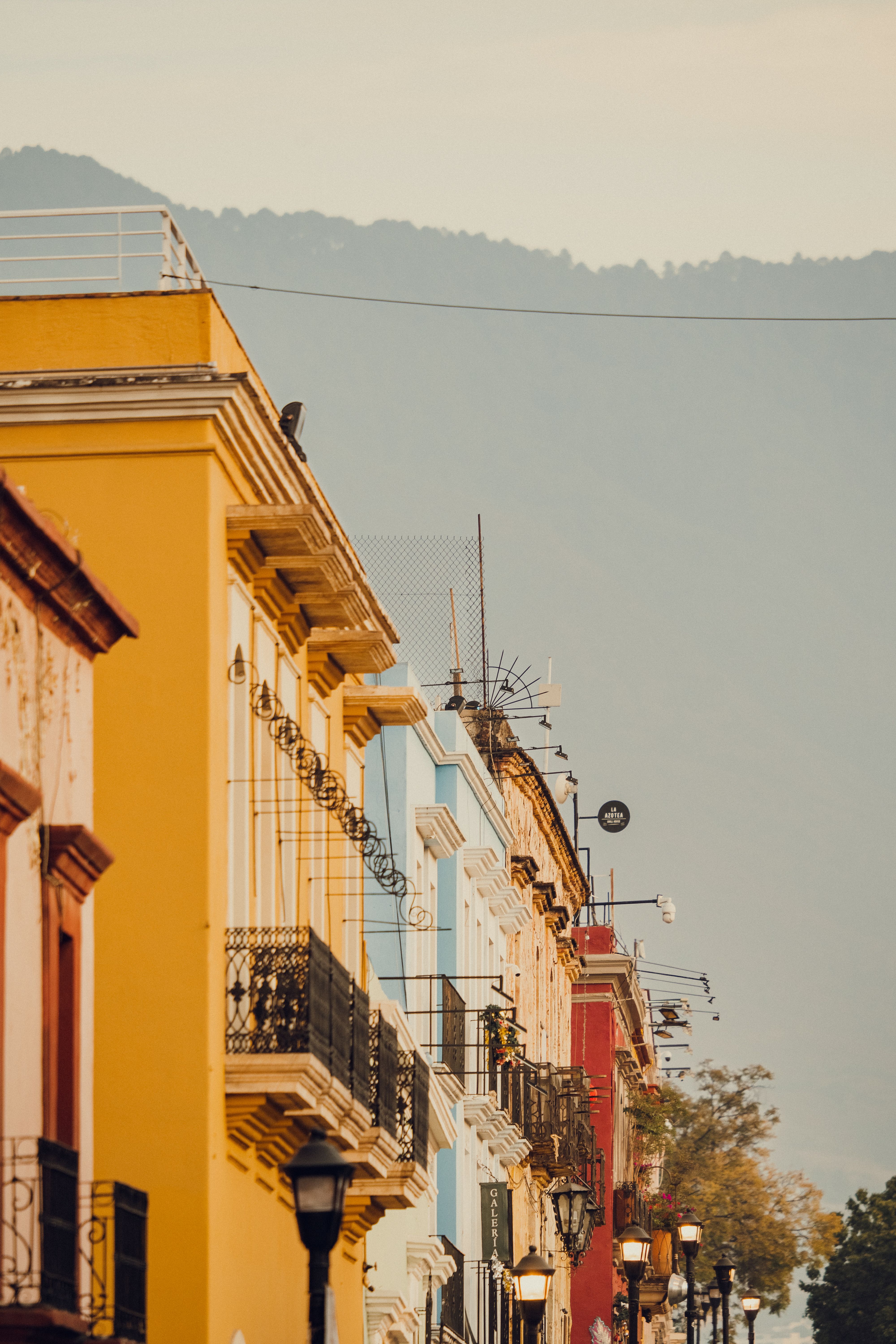 Colonial architecture in Oaxaca de Juárez, Mexico