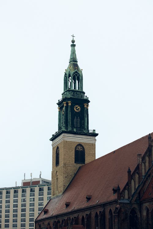 Gratis lagerfoto af berlin, gotisk arkitektur, klokketårn