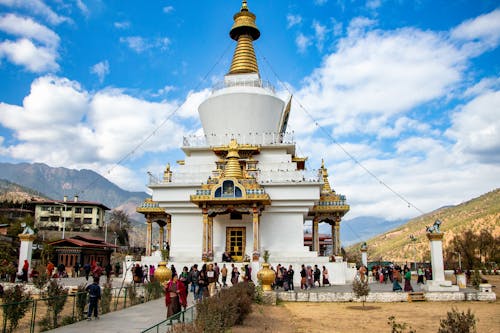 Memorial Chorten a Tibetan Buddhist Temple in Thimphu Bhutan