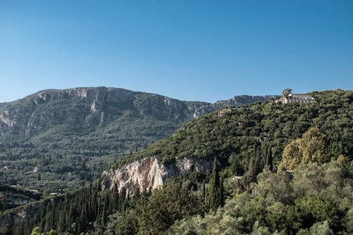 Scenic Landscape with Rocky Hills