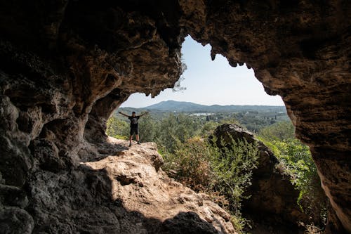 Gratis lagerfoto af eventyr, grotte, klippe