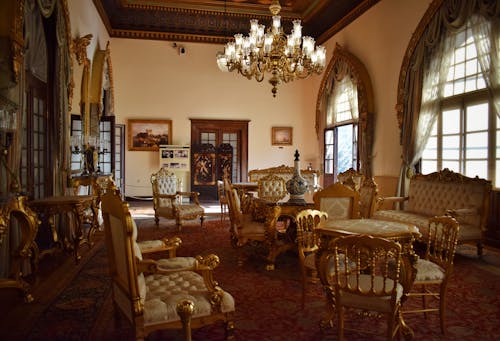Elegant Interior with Vintage Furniture
