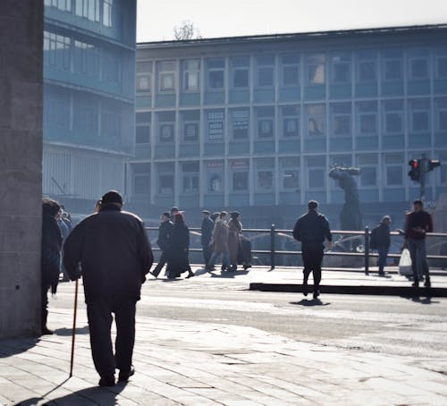 Pedestrians in City