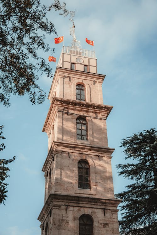 Tophane Clock Tower in Bursa in Turkey