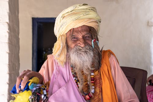 Elderly Man in Turban