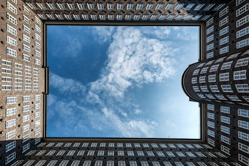 Blue Sky over Building