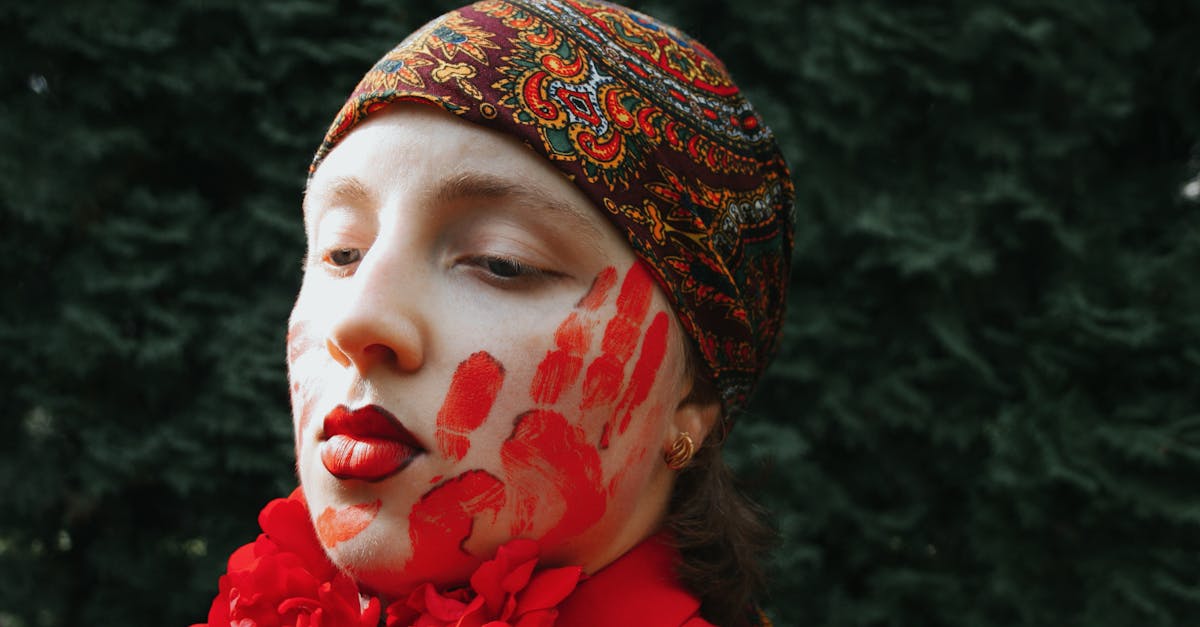 A Woman with a Red Hand Mark on her Face · Free Stock Photo