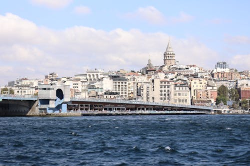 Kostnadsfri bild av byggnader, galata bron, galatatornet