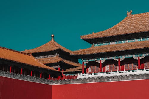 ランドマーク, 中国建築, 地元のランドマークの無料の写真素材