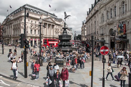 군중, 도시, 런던의 무료 스톡 사진