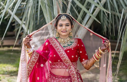 A Woman in a Traditional Dress