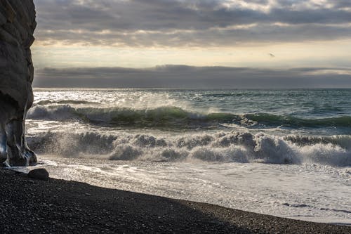 Foto stok gratis Fajar, gelombang, laut