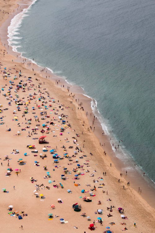 Fotos de stock gratuitas de fotografía aérea, gente, mar