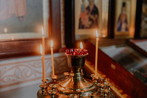 Candles in Orthodox Church