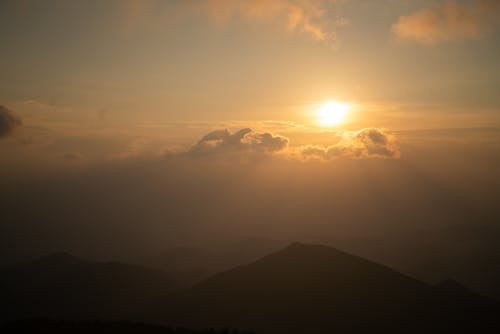 Gratis lagerfoto af bjerge, droneoptagelse, farverig