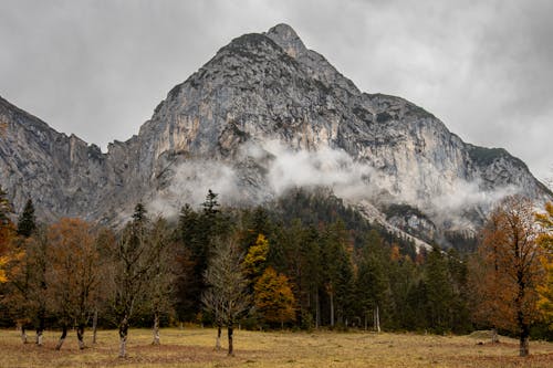 Rugged Mountains in Autumn