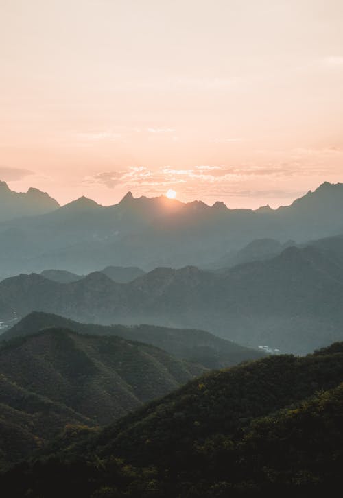 Mountains at Sunset