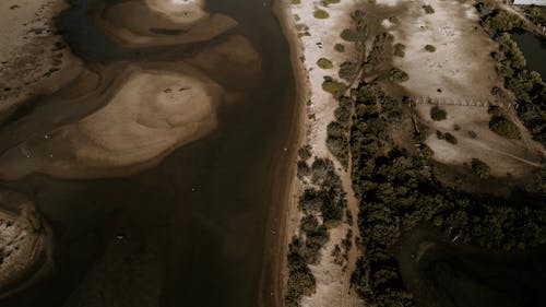 Sandy Lagoon in Sri Lanka