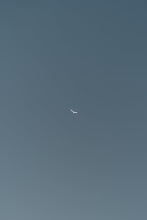 Crescent on Clear Sky