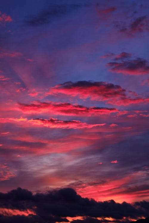 Photos gratuites de ciel spectaculaire, coucher de soleil, éthéré