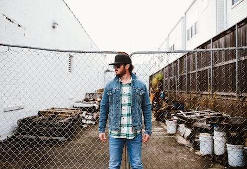 Man in Denim Jacket