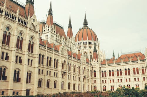 Facade of Hungarian Parliament Building