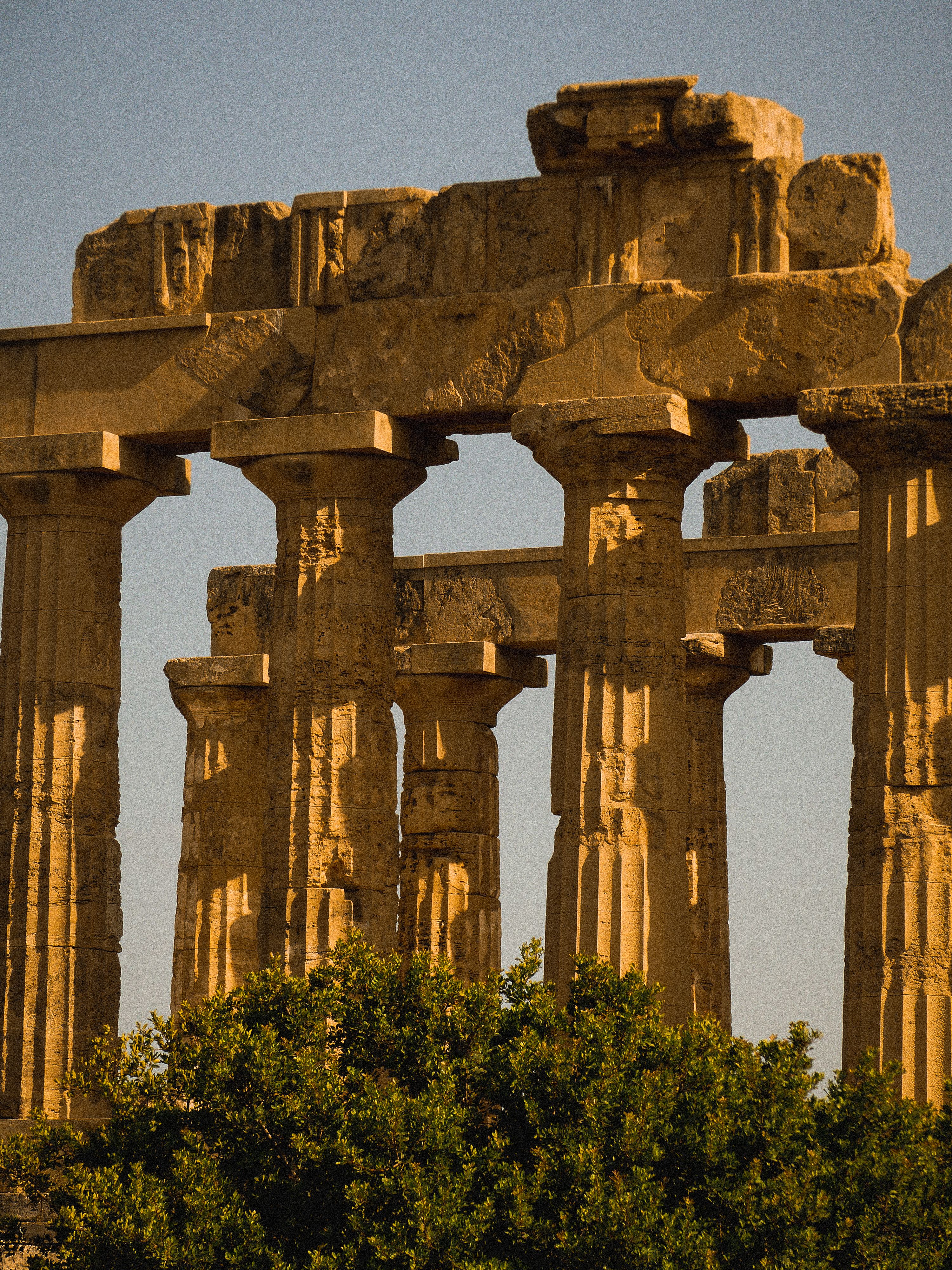 Columns in Ancient Ruins · Free Stock Photo
