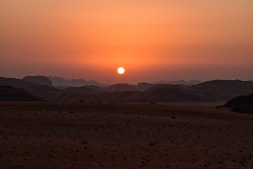 Sunset over Rocky Landscape