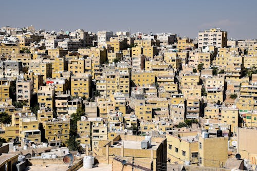 Fotobanka s bezplatnými fotkami na tému ammán, budovy, Jordan