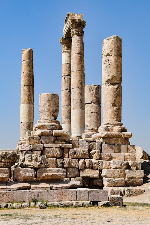 Základová fotografie zdarma na téma amman, cestování, chrám hercules