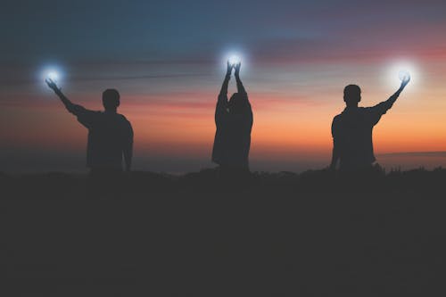 Free stock photo of bloodmoon, moon, sunset