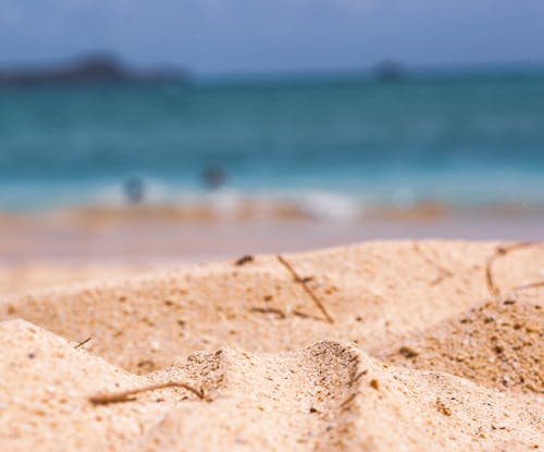 Foto profissional grátis de areia, costa do oceano, fechar-se
