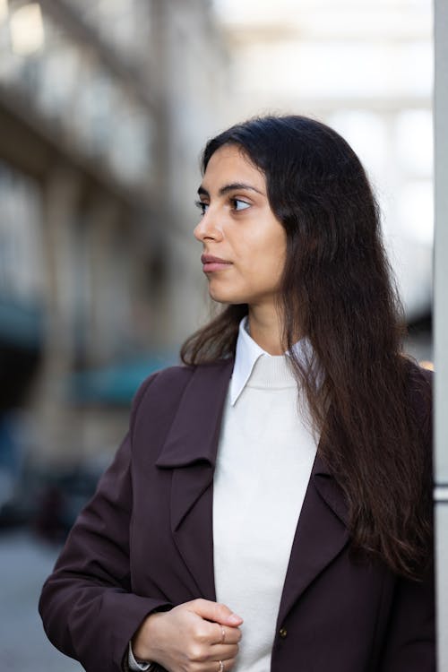 Portrait of Woman in Coat